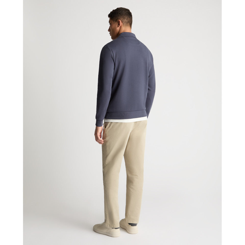 Remus Uomo 58877 28 Dark Blue Half Zip Sweatshirt