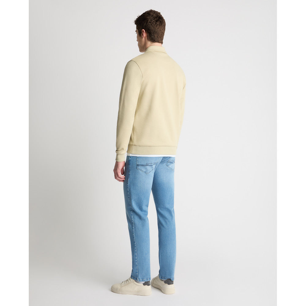 Remus Uomo 58877 92 Stone Half Zip Sweatshirt