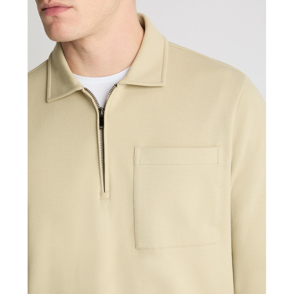 Remus Uomo 58877 92 Stone Half Zip Sweatshirt