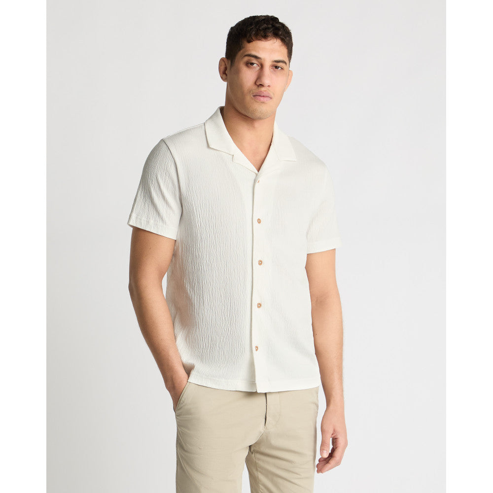 Remus Uomo 58878 01 Off White Short Sleeve Cuban Collar