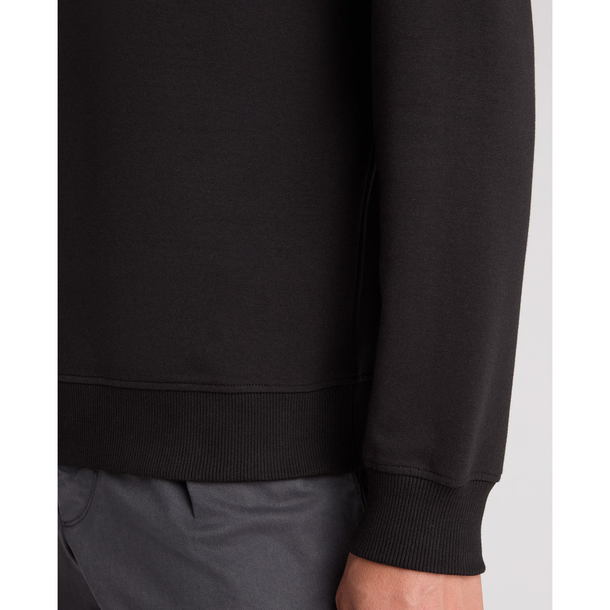 Remus Uomo 58901 00 Black Half Zip