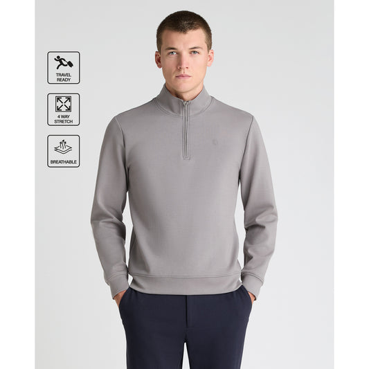 Remus Uomo 58901 06 Grey Half Zip