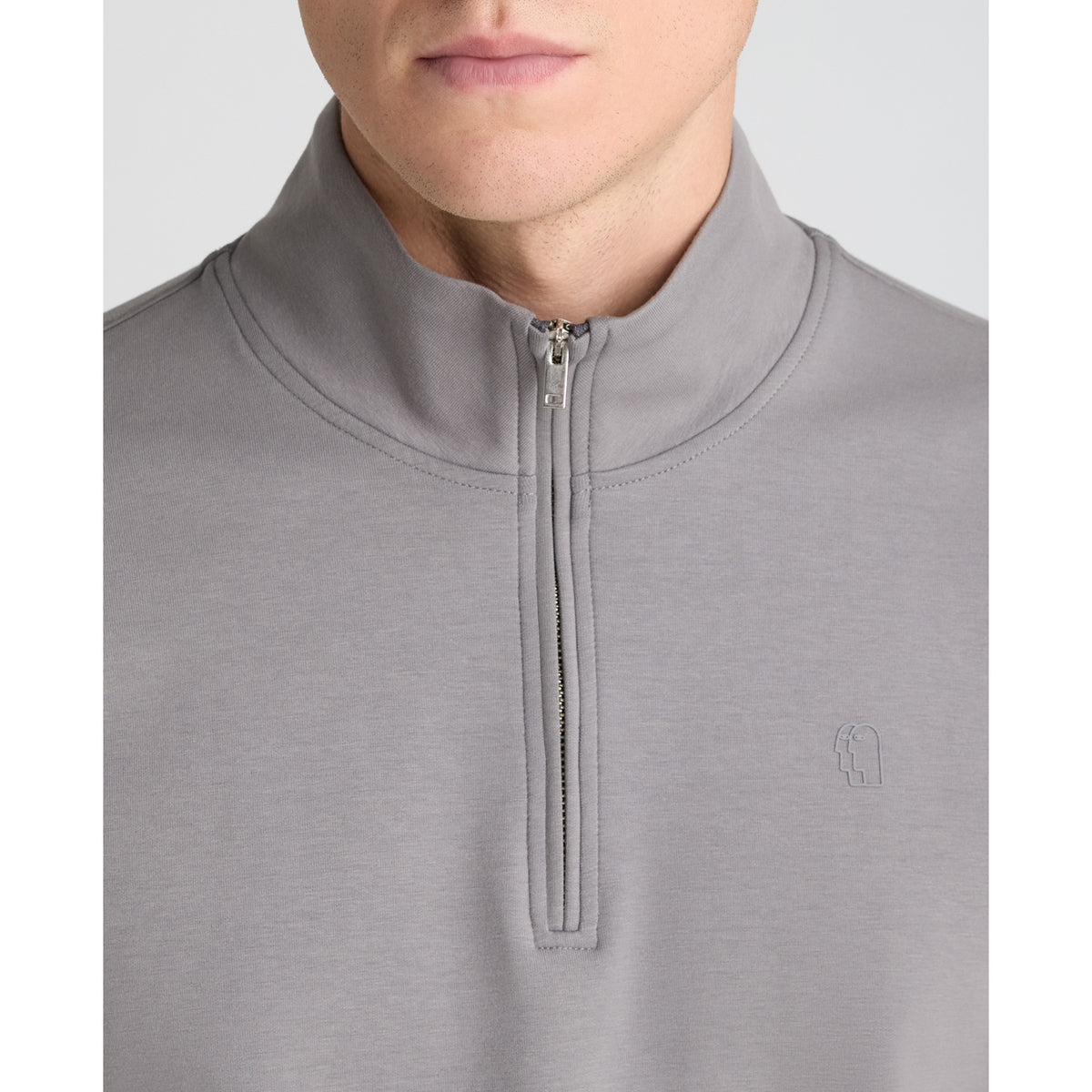 Remus Uomo 58901 06 Grey Half Zip