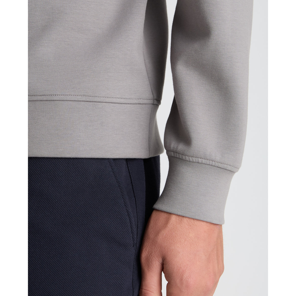 Remus Uomo 58901 06 Grey Half Zip