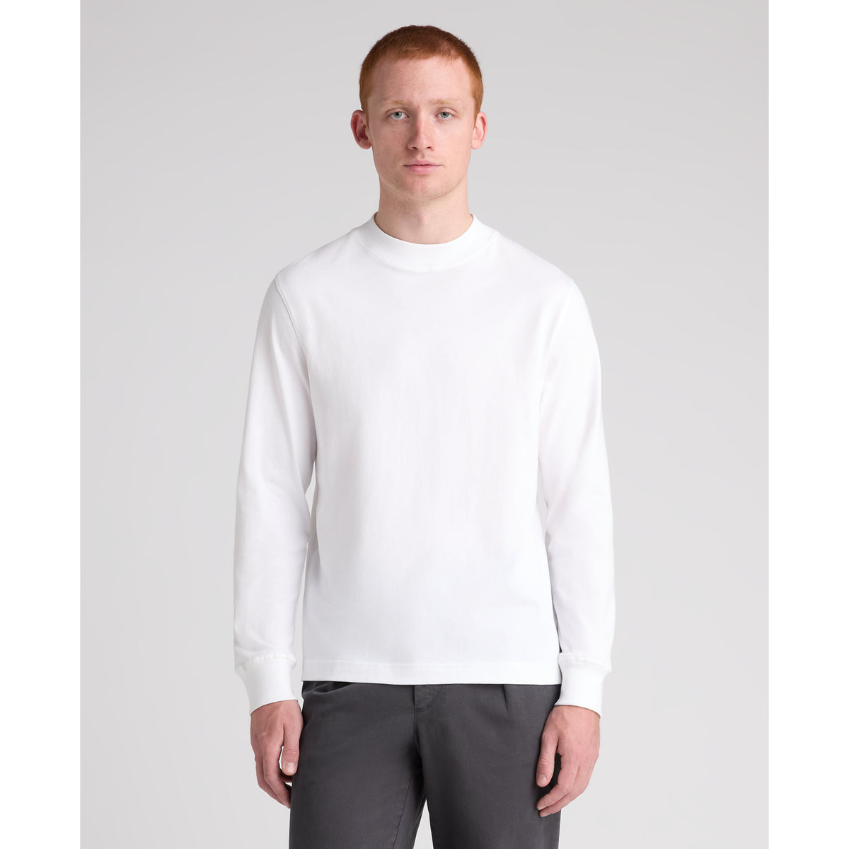 Remus Uomo 58910 01 White Long Sleeve Crew