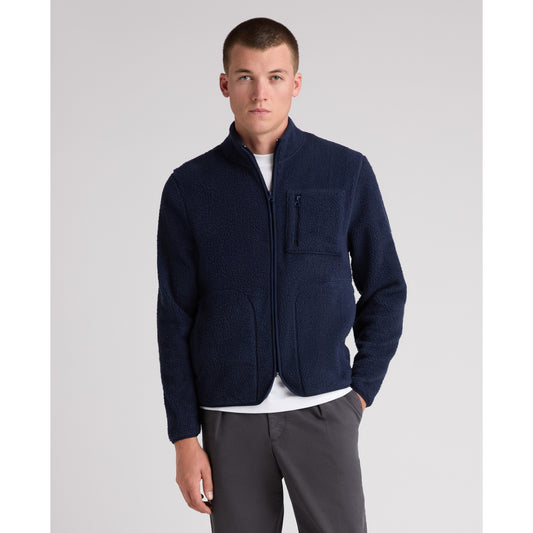 Remus Uomo 58913 27 Dark Blue Blue Full Zip Fleece Jkt