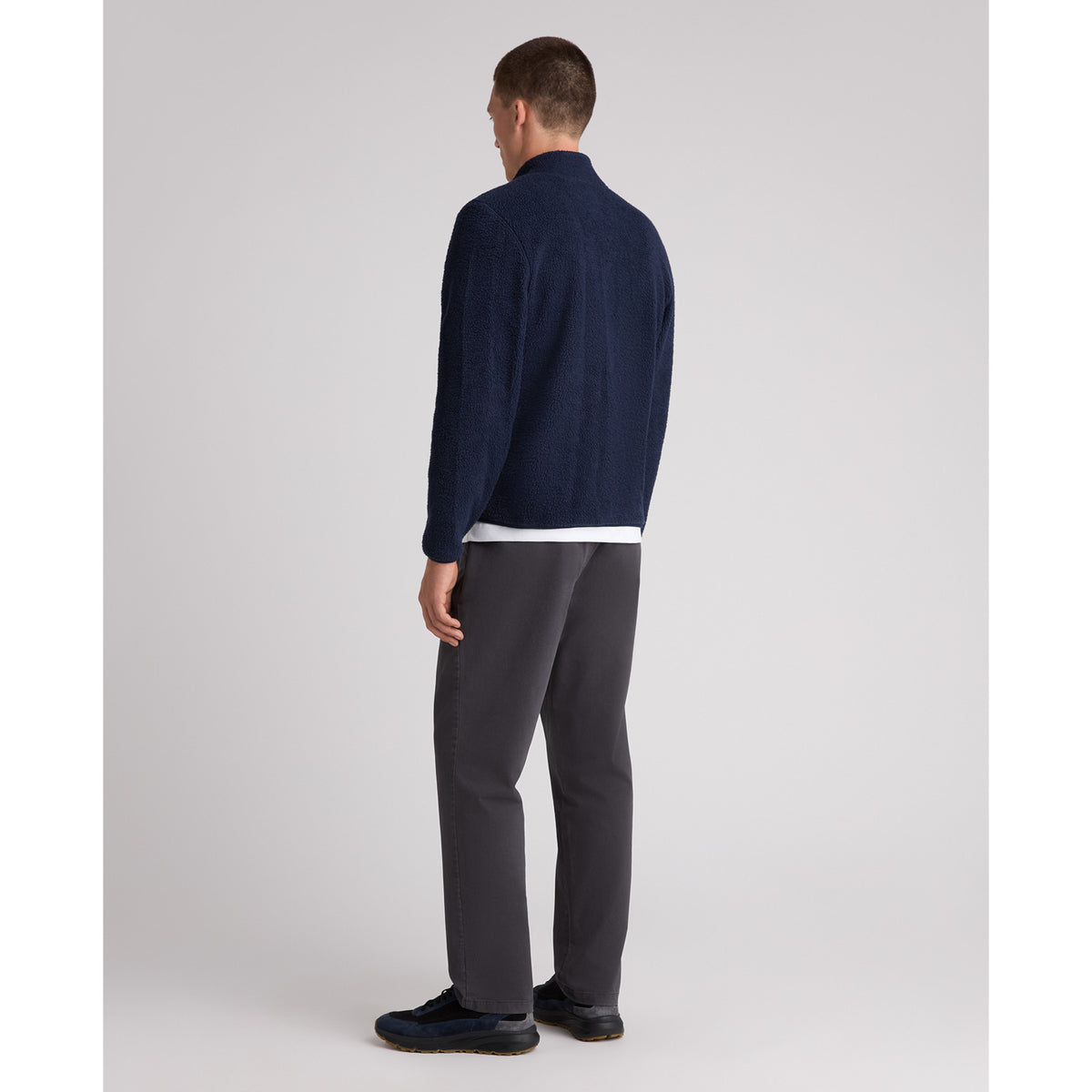 Remus Uomo 58913 27 Dark Blue Blue Full Zip Fleece Jkt