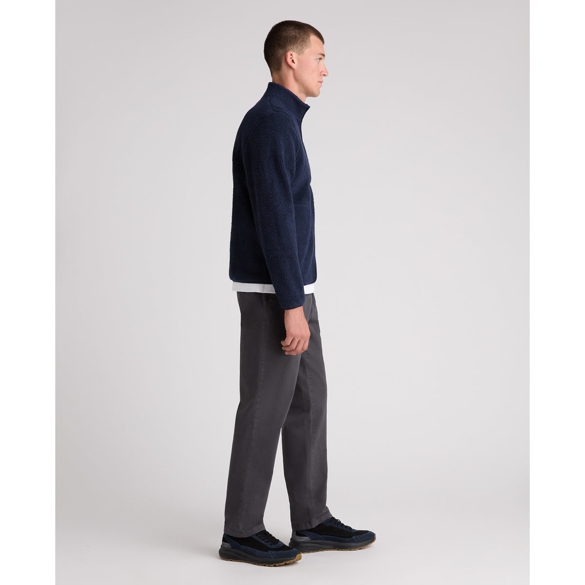 Remus Uomo 58913 27 Dark Blue Blue Full Zip Fleece Jkt