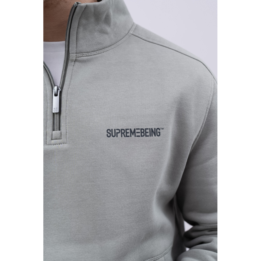 Supremebeing Rico- Z6202 Soft Green 1/4 Zip