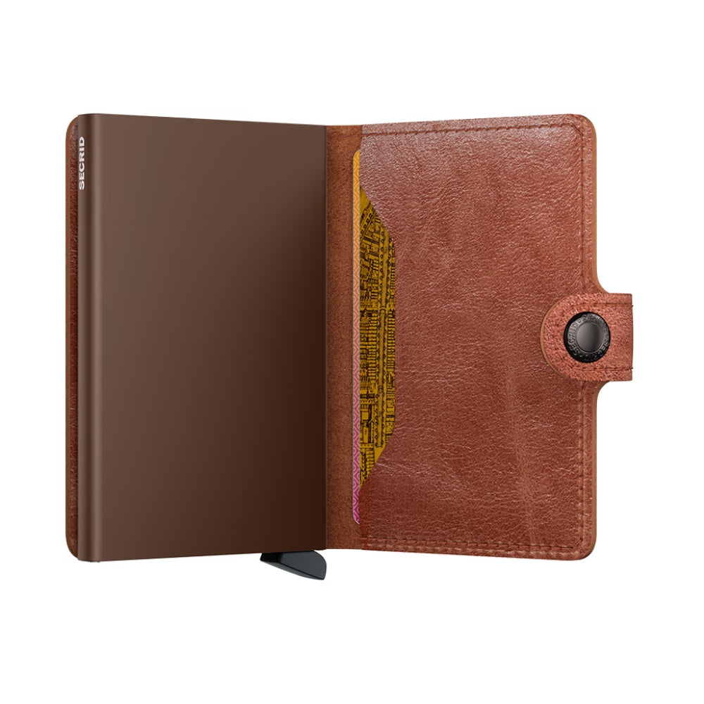 Secrid Vintage Cognac & Brown Miniwallet