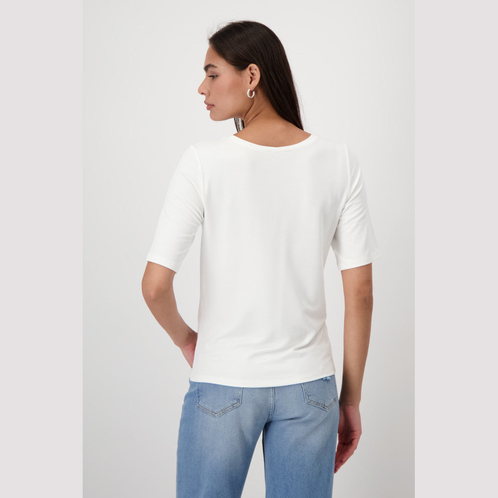 Monari 408164 102 Off-White T-Shirt