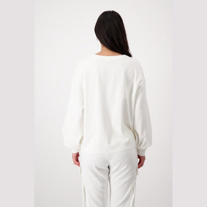 Monari 408268 102 Off-White Sweatshirt