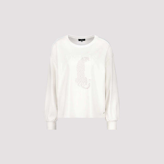 Monari 408268 102 Off-White Sweatshirt