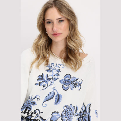 Monari 408421 716 Light Blue Pattern Pullover