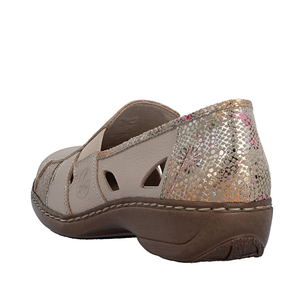 Rieker 41385-63 Beige Casual Shoes