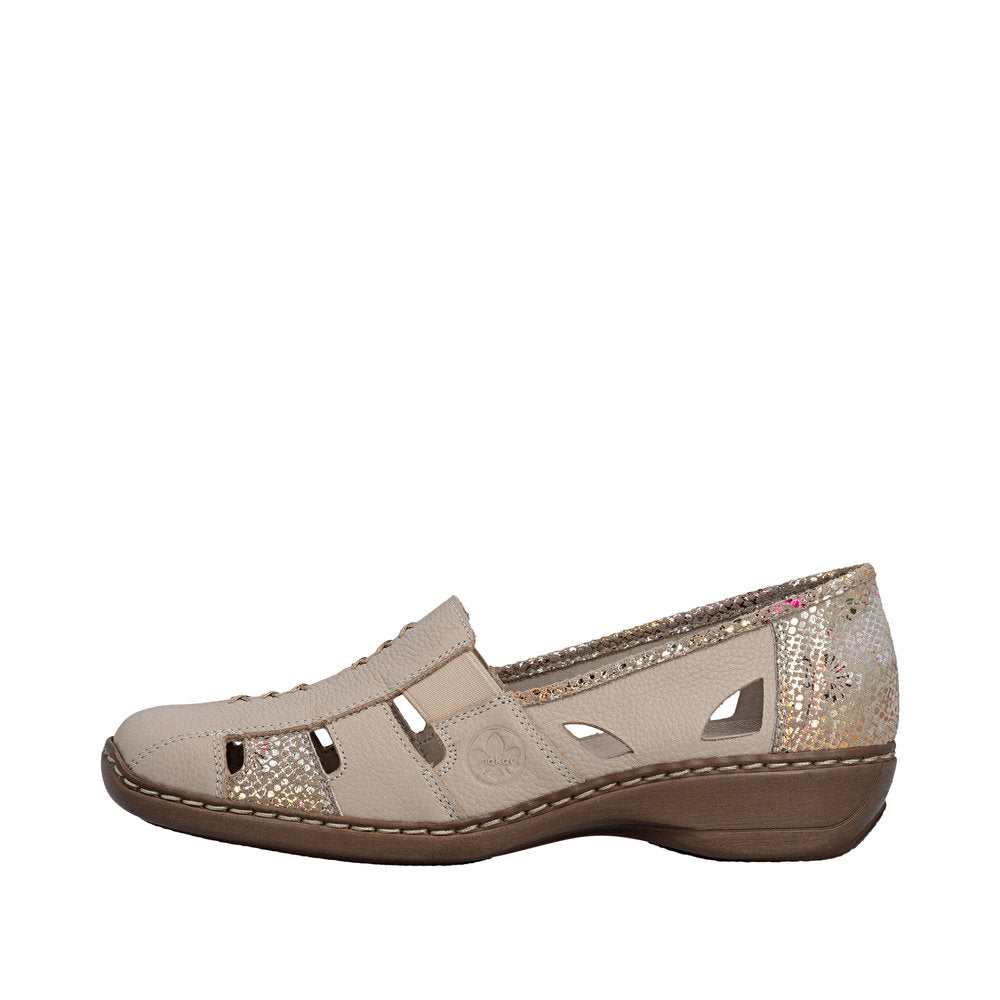 Rieker 41385-63 Beige Casual Shoes