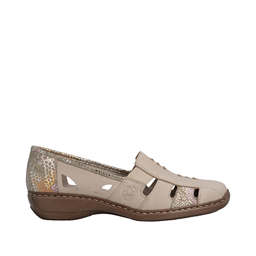 Rieker 41385-63 Beige Casual Shoes