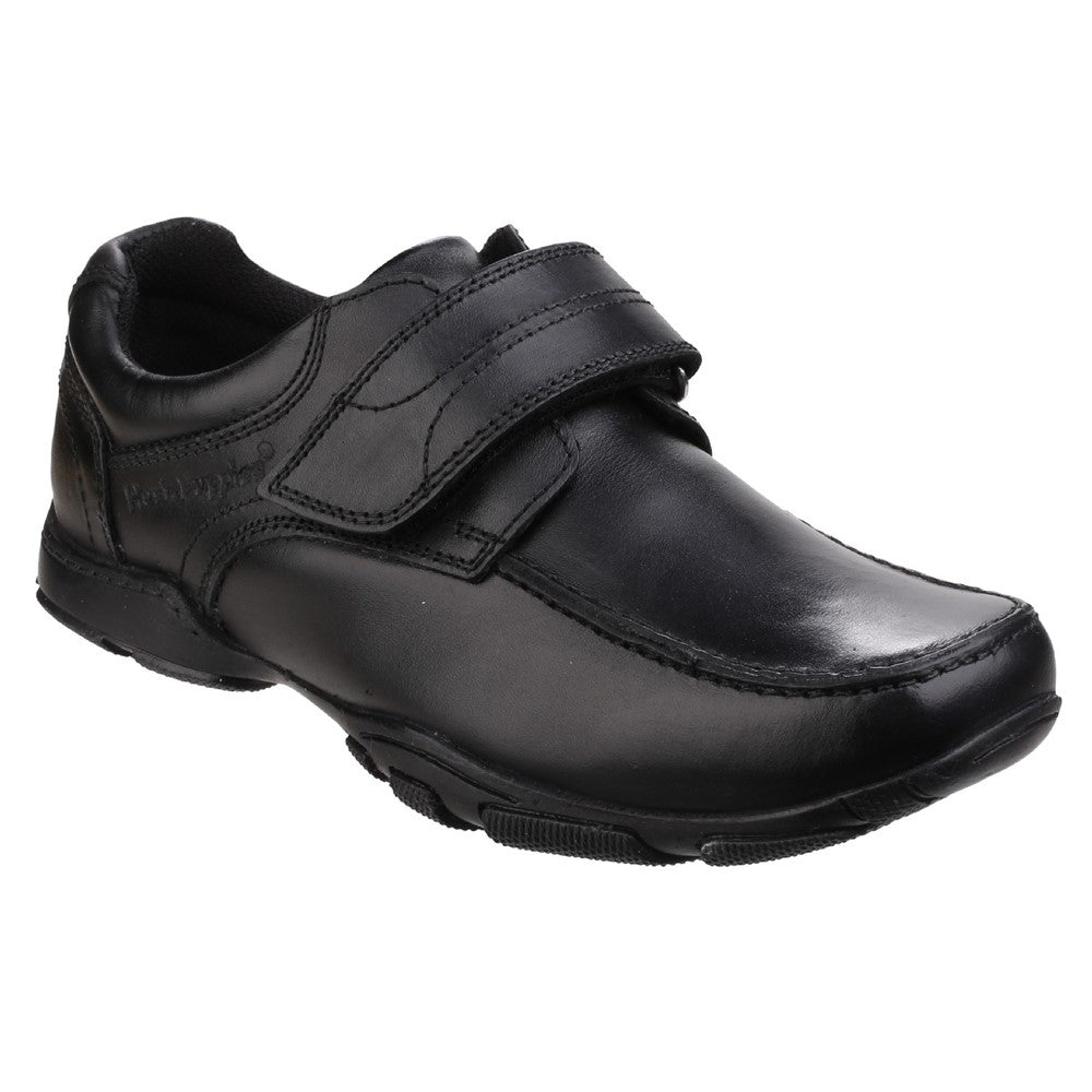 Boys Hush Puppies Freddy 2 Black Shoe