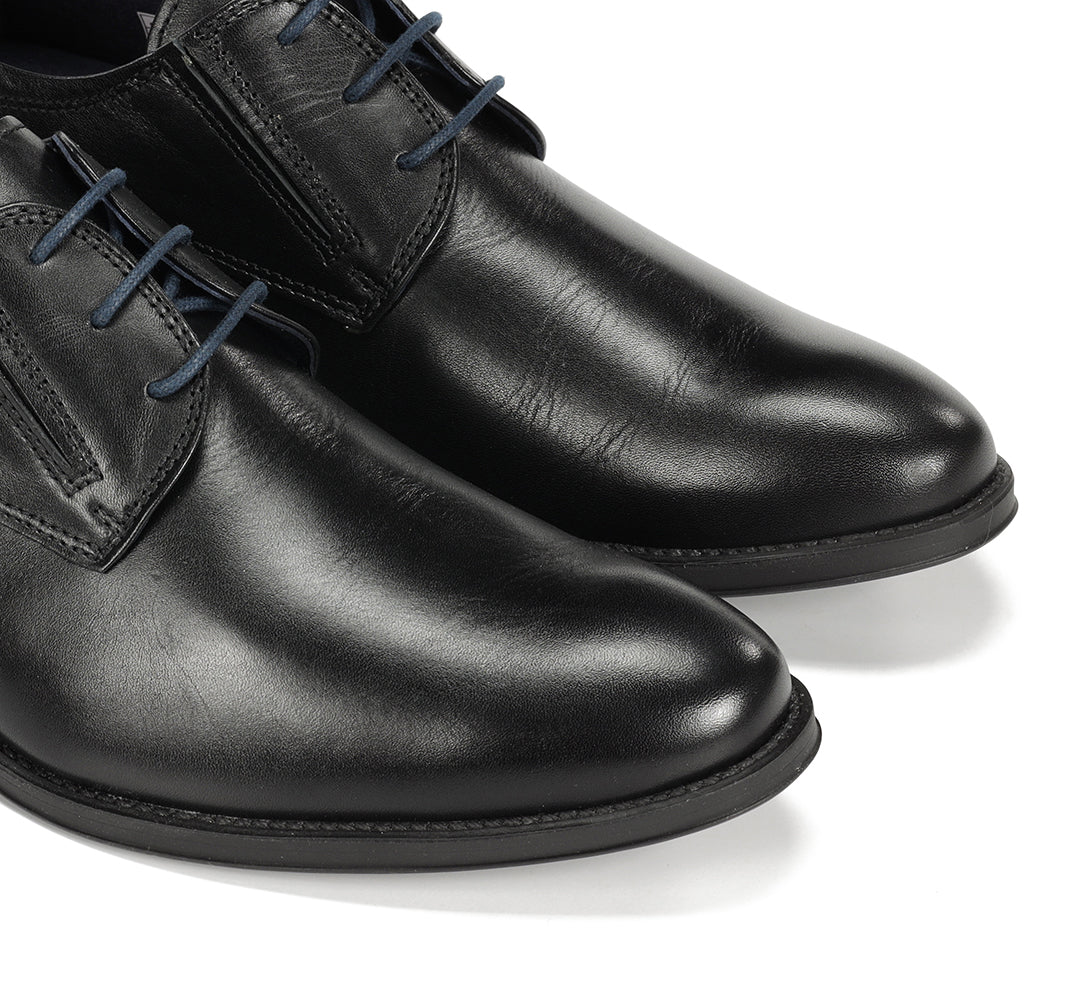 Fluchos 8410W Memory Black Extra Wide Black Casual Shoes