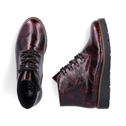 Rieker 44902-35 Burgundy Boots