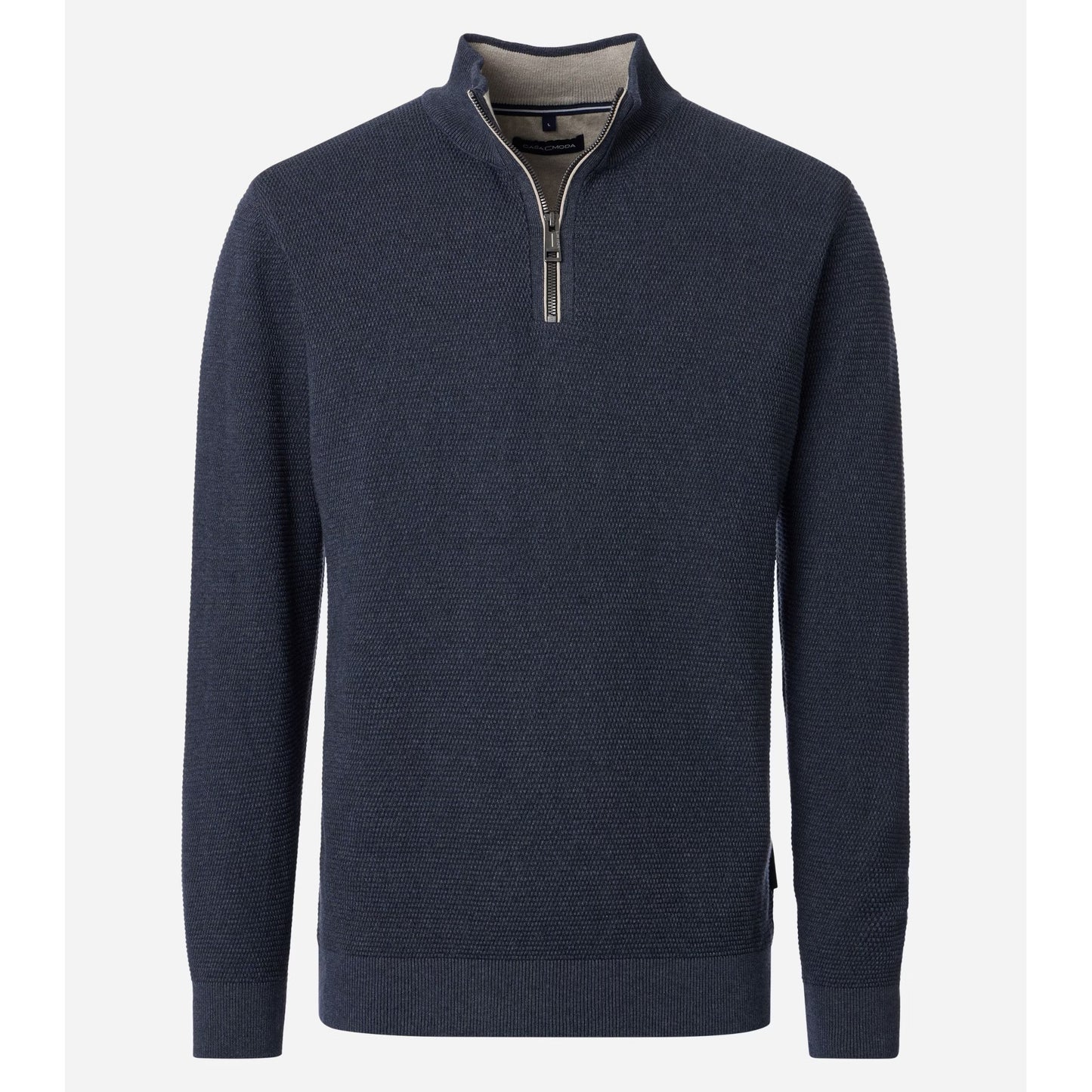 Casa Moda 454479000 198 Aqua Half Zip Sweater