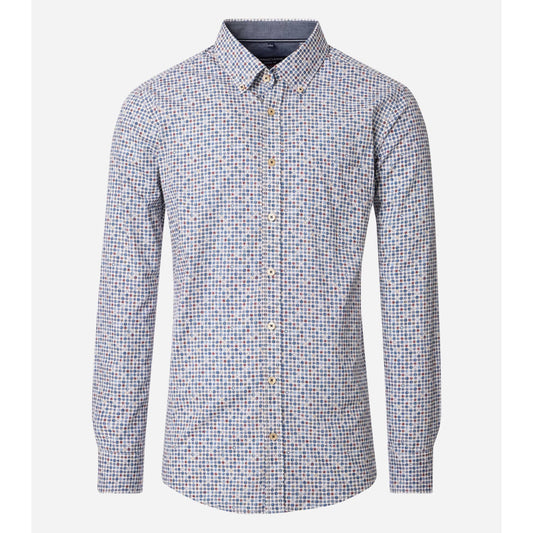 Casa Moda 454485200 100 Blue Casual Shirt