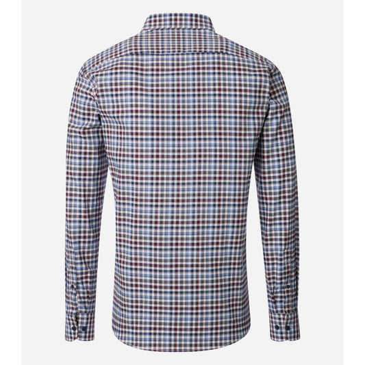 Casa Moda 454485300 100 Blue Casual Shirt