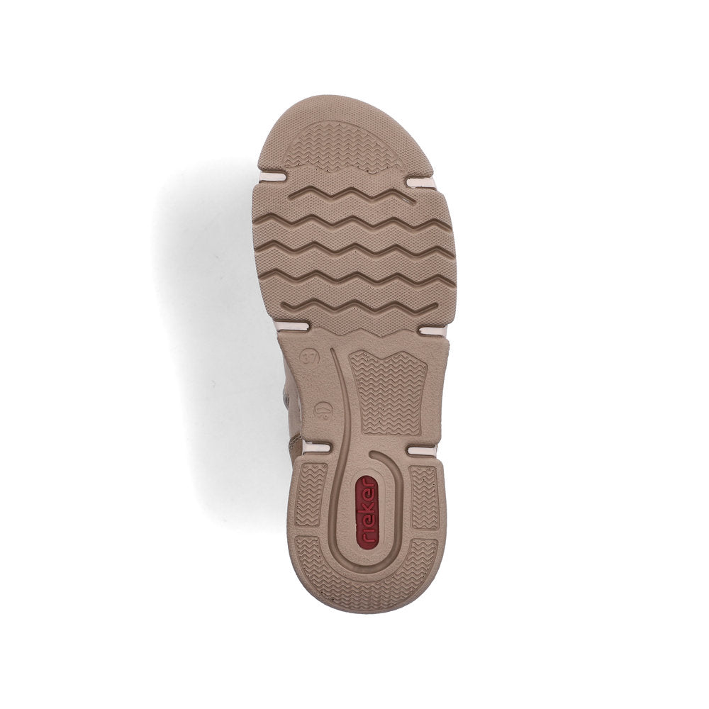 Rieker 45956-64 Beige Combination Mid Height Boots