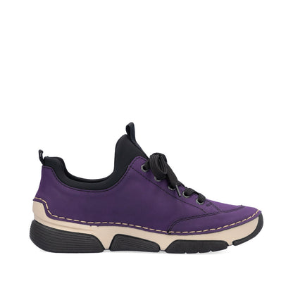 Rieker 45973-30 Aubergine Casual Shoes