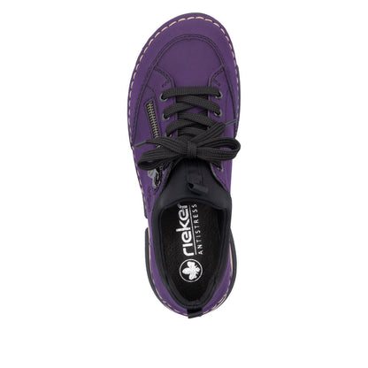 Rieker 45973-30 Aubergine Casual Shoes