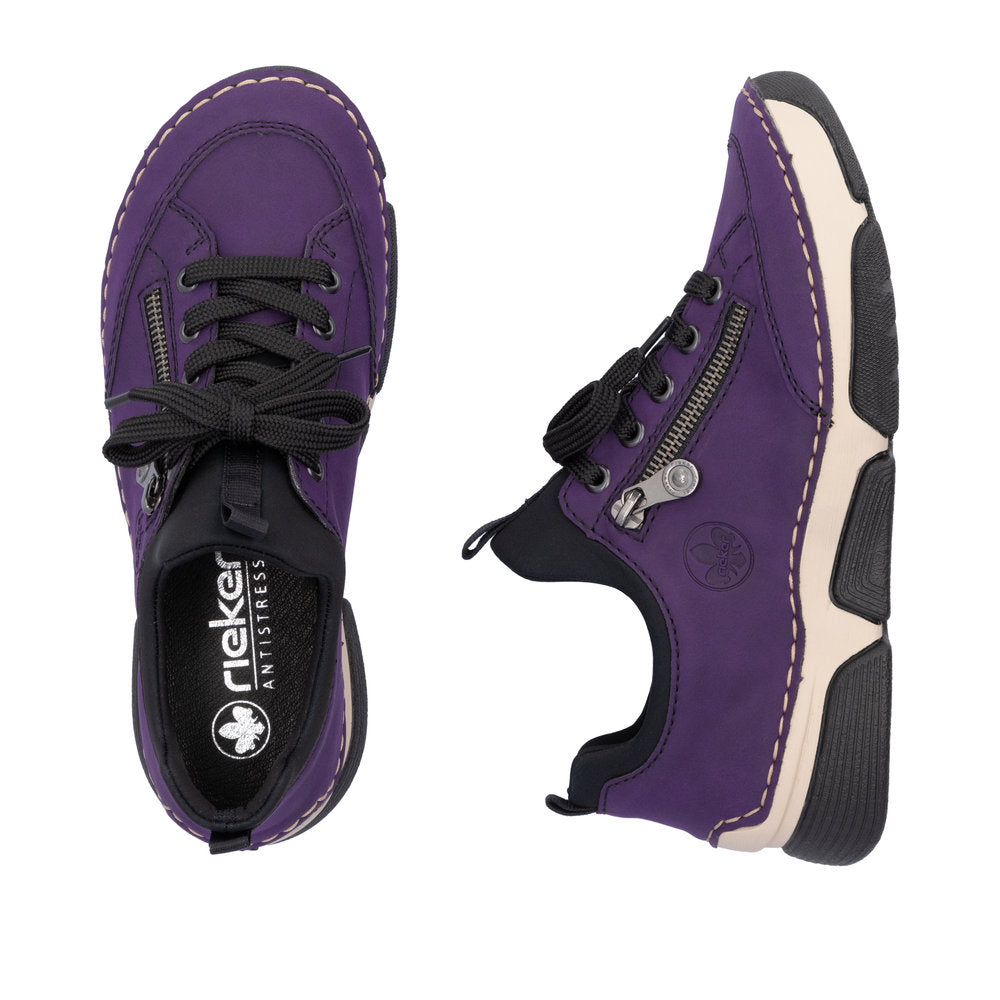 Rieker 45973-30 Aubergine Casual Shoes