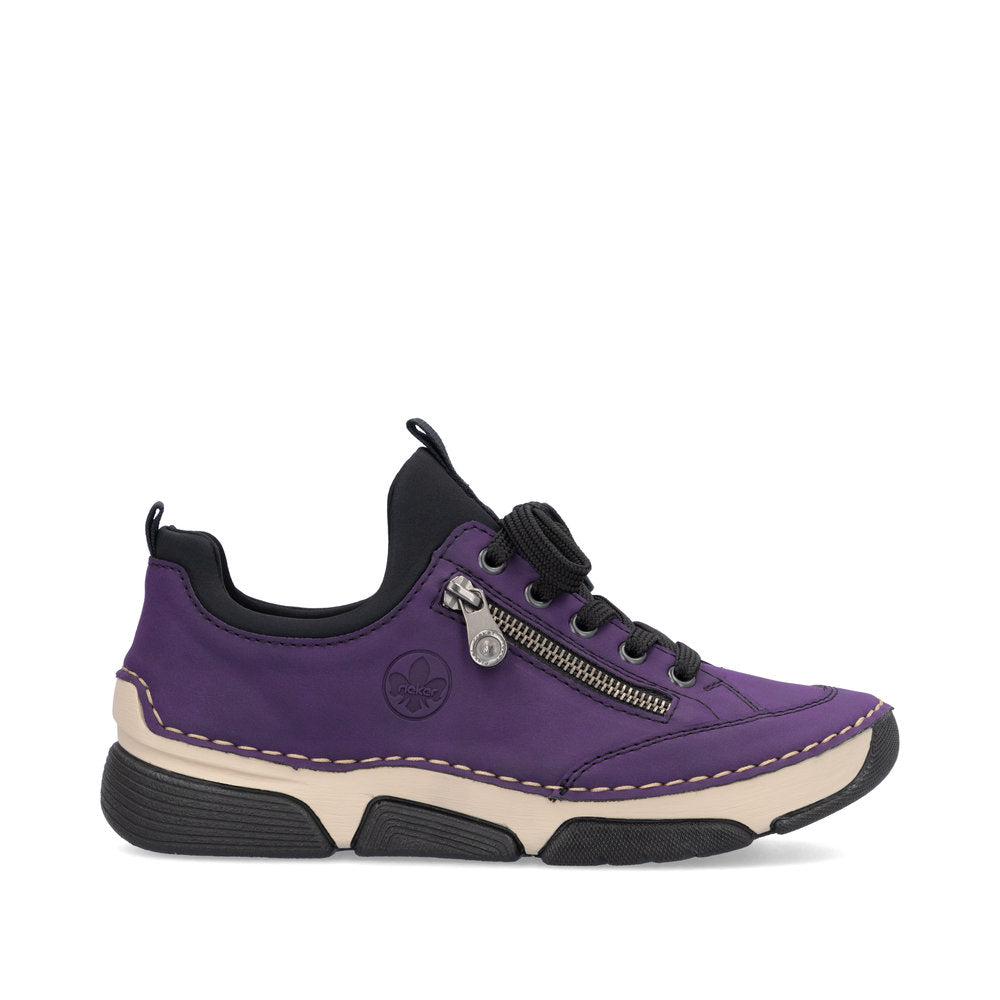 Rieker 45973-30 Aubergine Casual Shoes