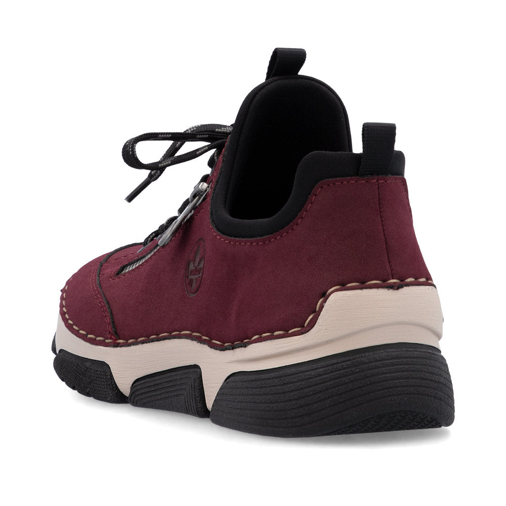 Rieker 45973-36 Burgundy Wine Casual Shoes
