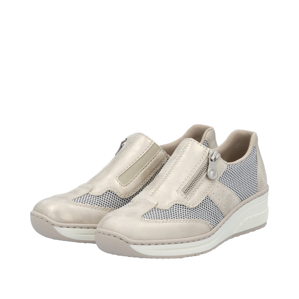 Rieker 48760-60 Shell/White-Black Casual Shoes