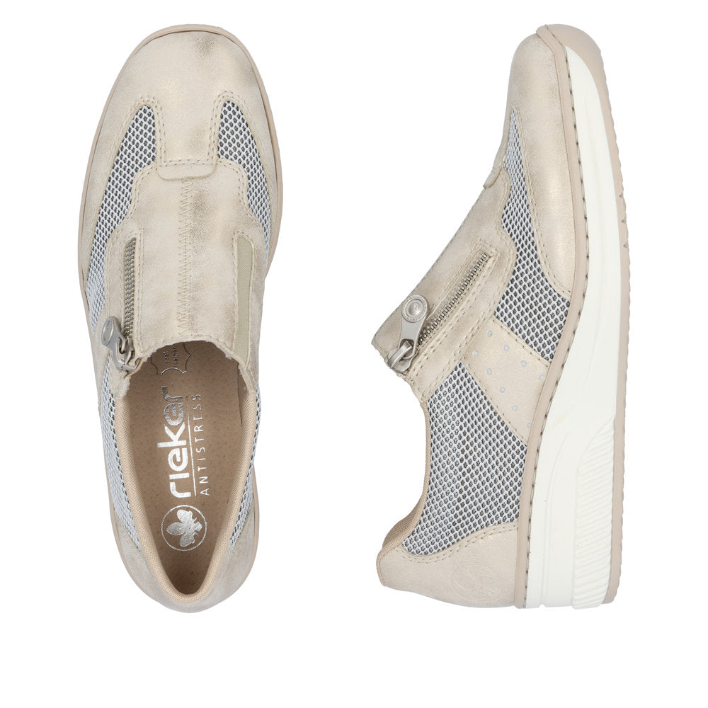 Rieker 48760-60 Shell/White-Black Casual Shoes