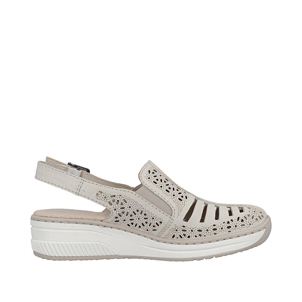 Rieker 48763-60 Cream Casual Shoes