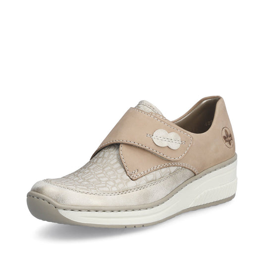 Rieker 487C0-60 Shell/Pearl Cream/Cliff Casual Shoes