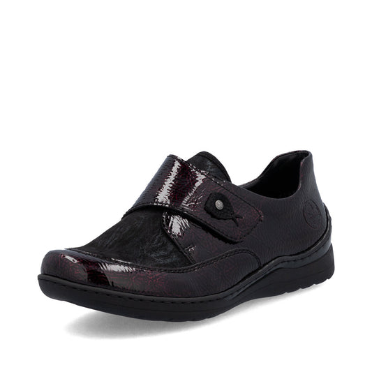 Rieker 48951-35 Wine Black Casual Shoes