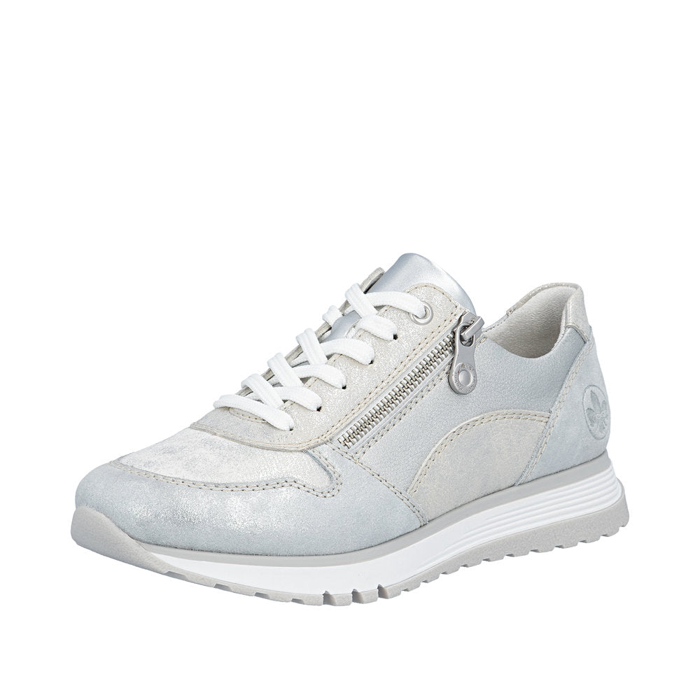 Rieker 49003-91 Silver Trainers