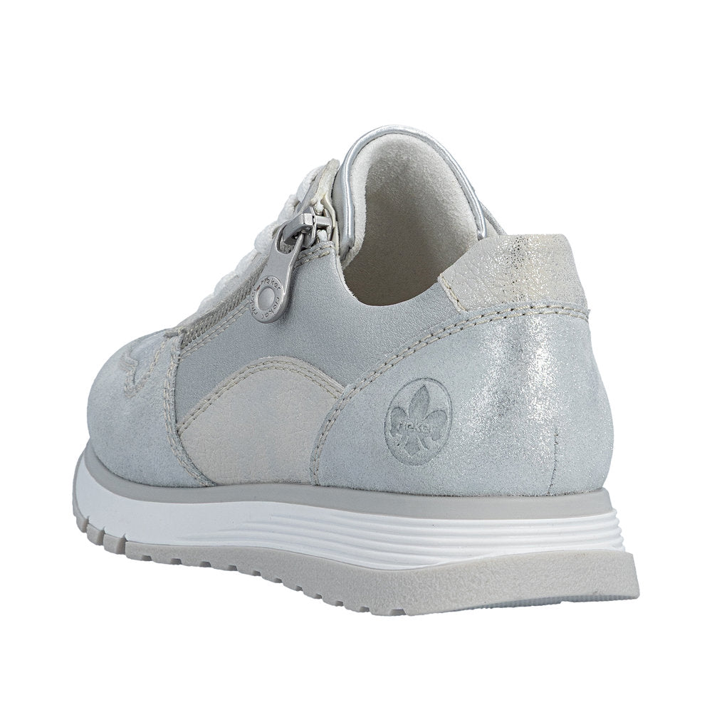 Rieker 49003-91 Silver Trainers