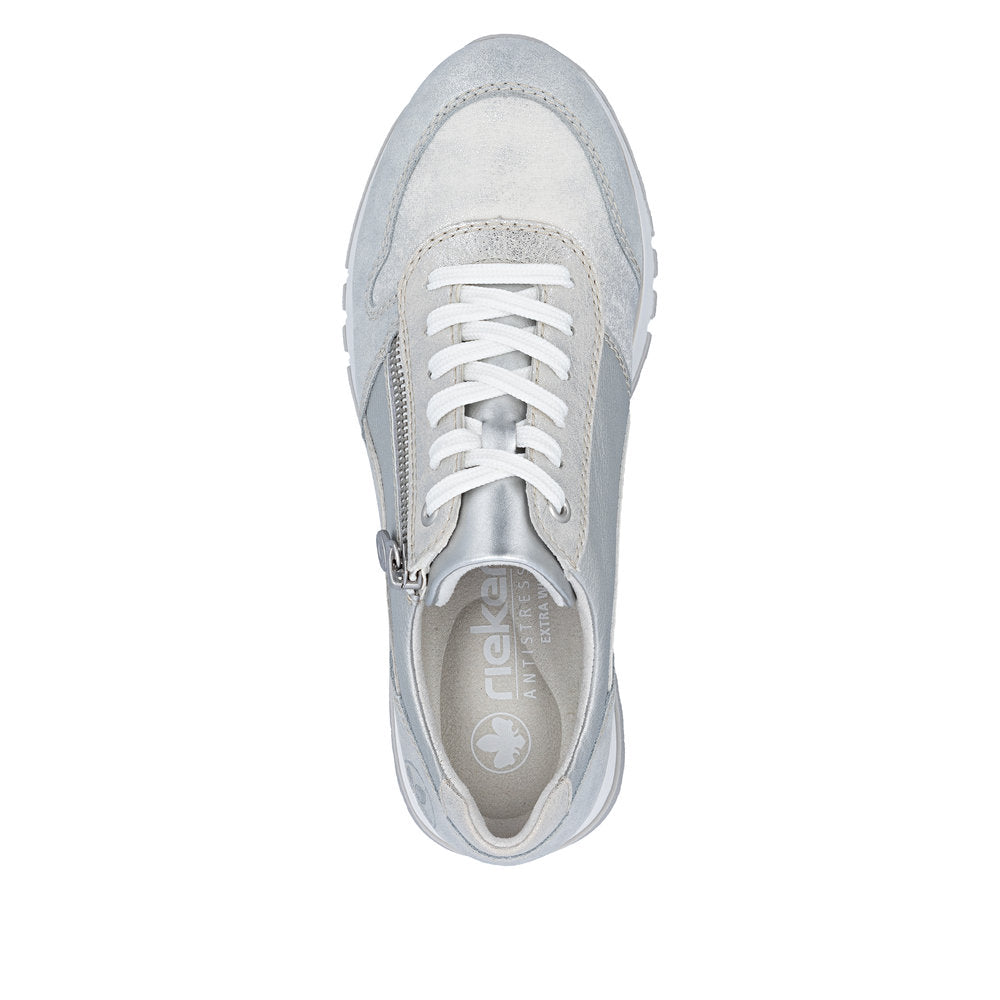 Rieker 49003-91 Silver Trainers