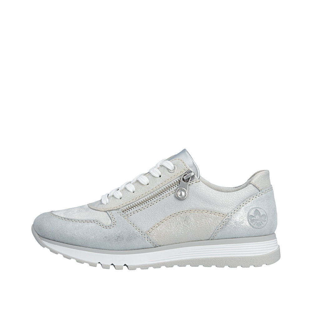Rieker 49003-91 Silver Trainers