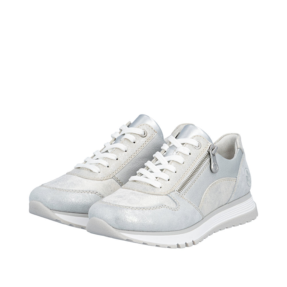 Rieker 49003-91 Silver Trainers