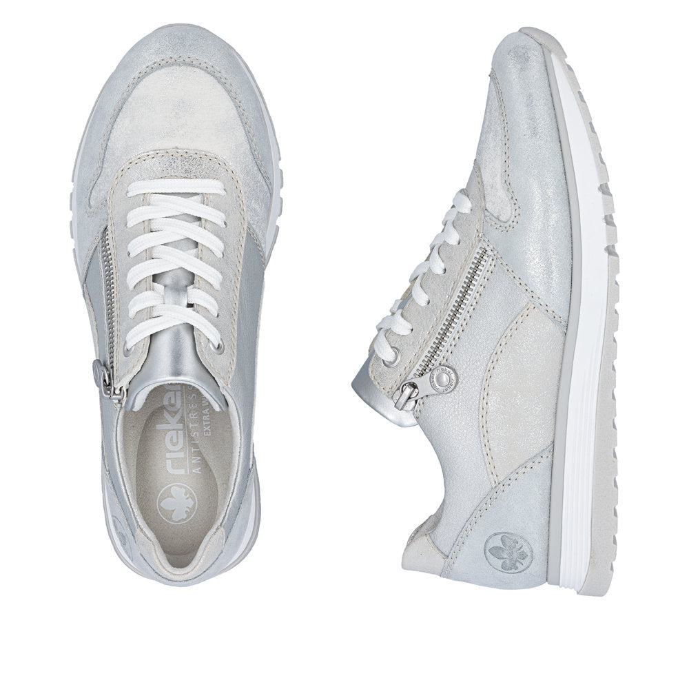 Rieker 49003-91 Silver Trainers