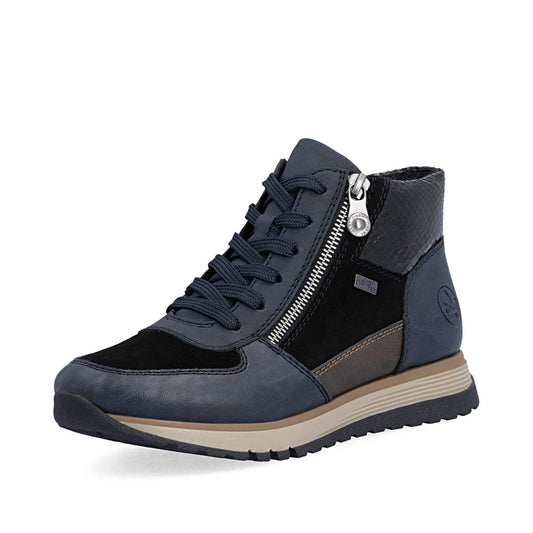 Rieker 49040-14 Blue Short Boots
