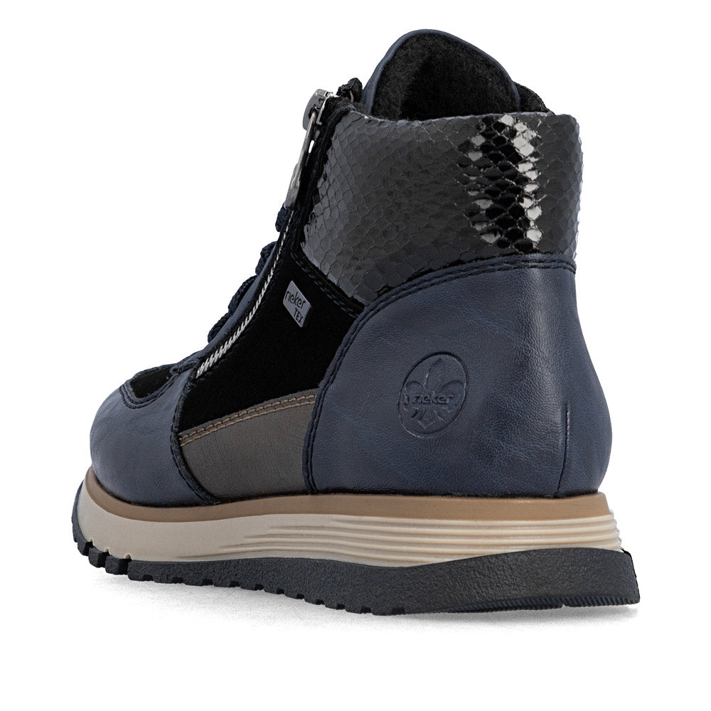 Rieker 49040-14 Blue Short Boots