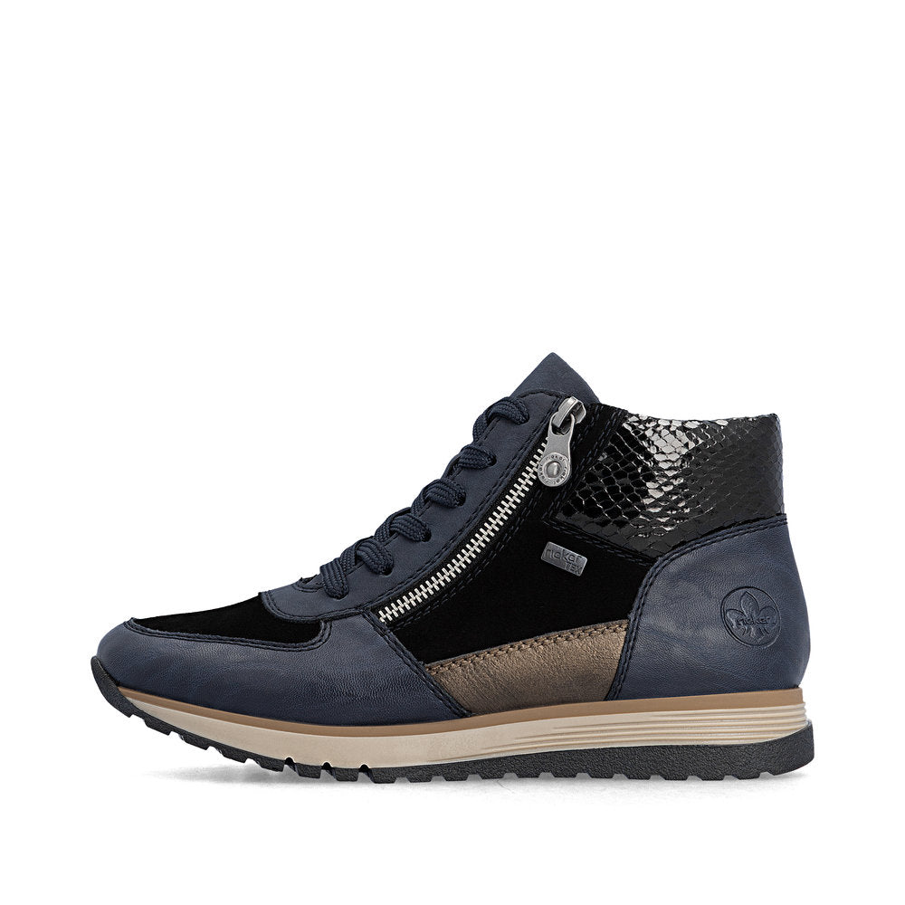 Rieker 49040-14 Blue Short Boots