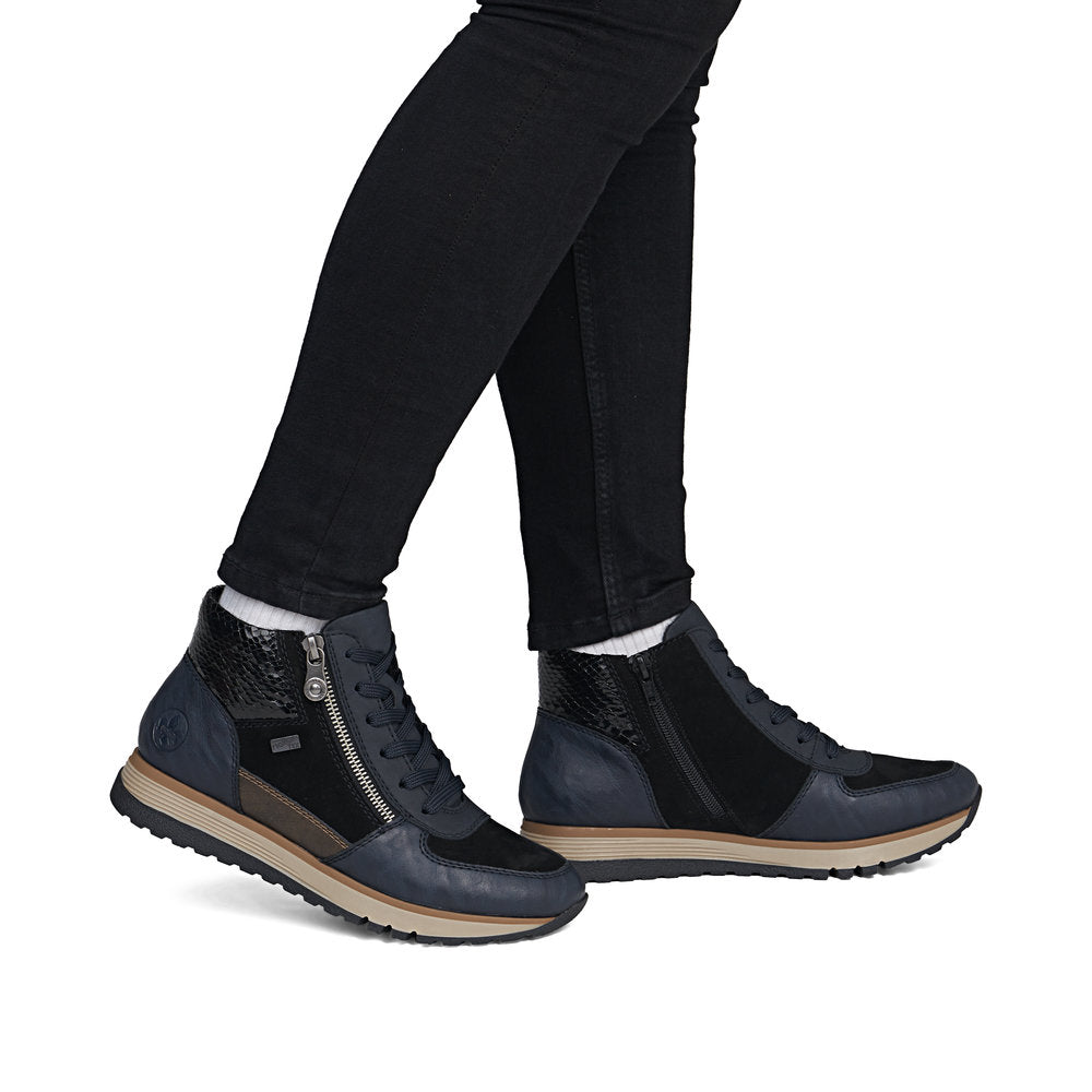 Rieker 49040-14 Blue Short Boots