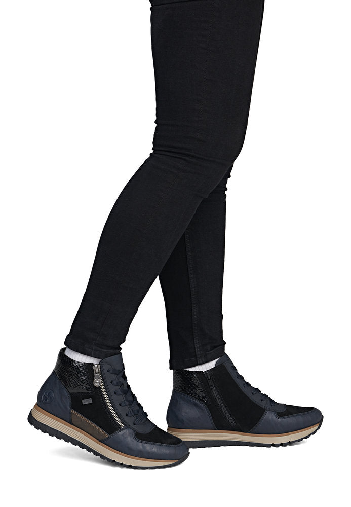 Rieker 49040-14 Blue Short Boots