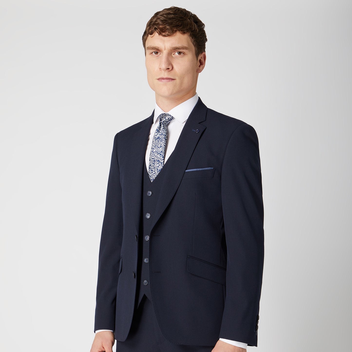 Remus Uomo 11770 79 Dark Navy Tapered Suit Jacket